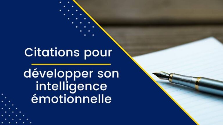 Citation Sur L Intelligence émotionnelle